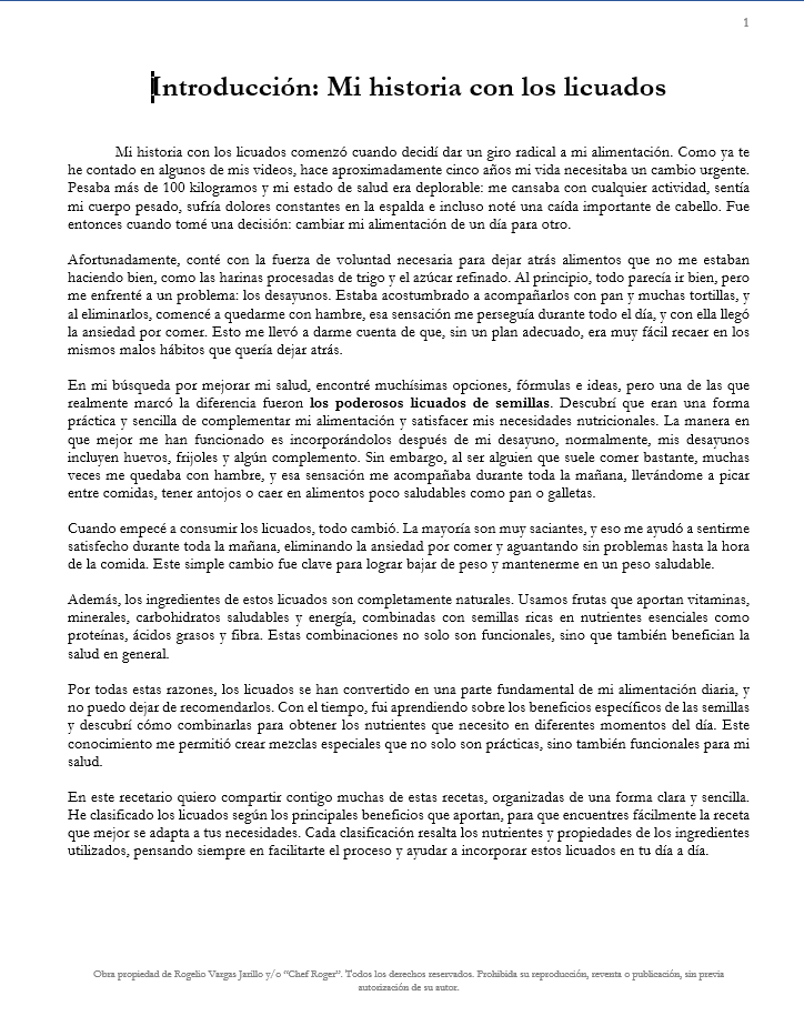 Pierde Peso y Nutre tu Cuerpo, 100 Licuados con Semillas y Frutas. RECETARIO DIGITAL