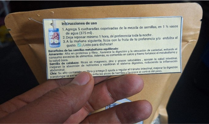 BAJA DE PESO con el Kit de semillas para 2 meses + Envio GRATIS