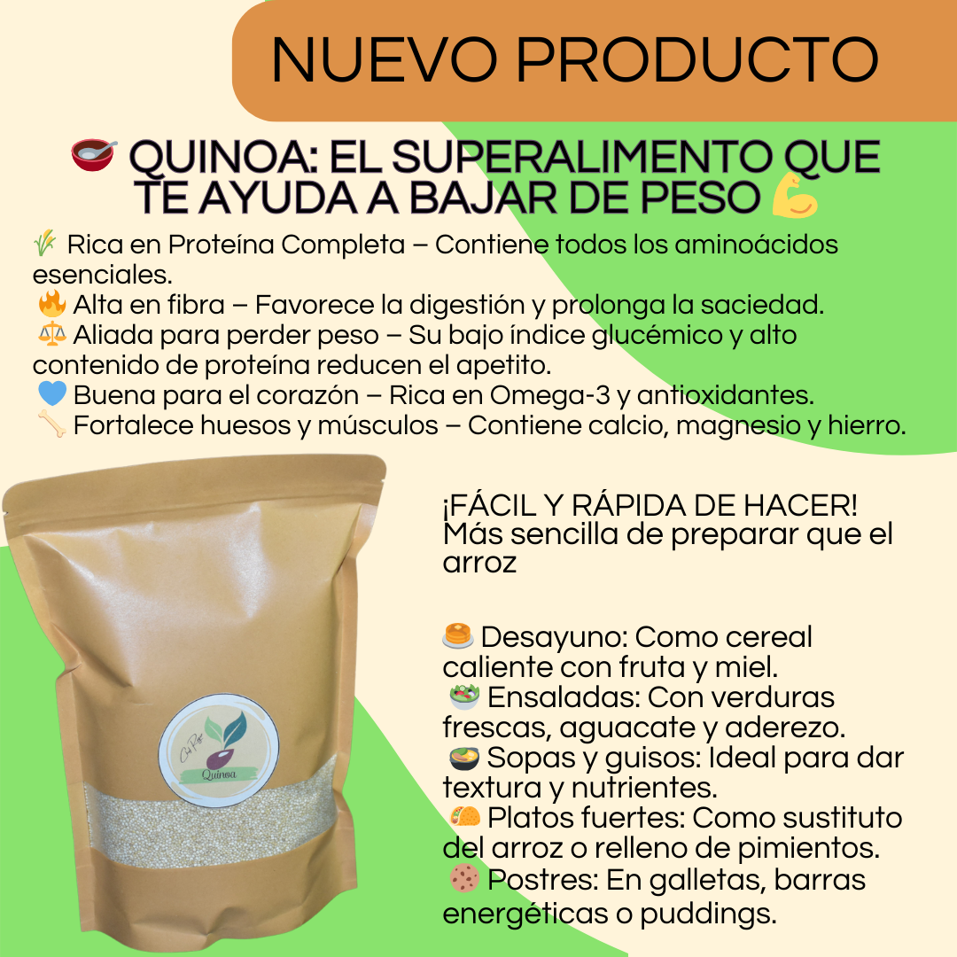 📦 Combo Quinoa Premium: 2.7 kg de Quinoa – Envío Gratis + Recetario Digital 🚚