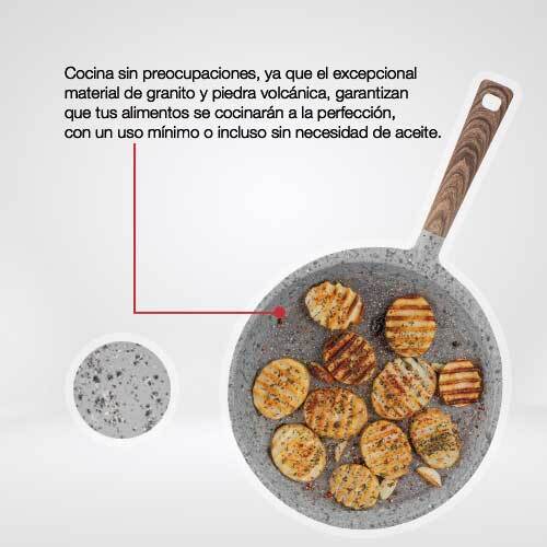 Sarten de 26 cm Volcano Rock, envios a todo mexico